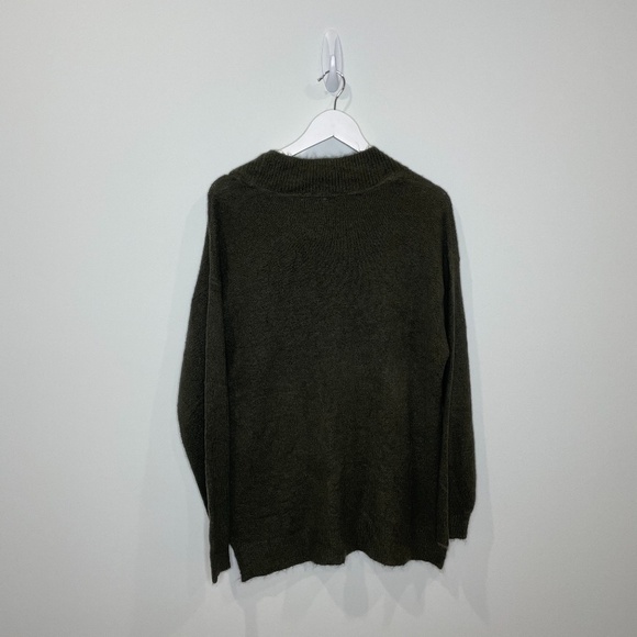 RDI Olive Green V-Neck Sweater - Picture 6 of 8